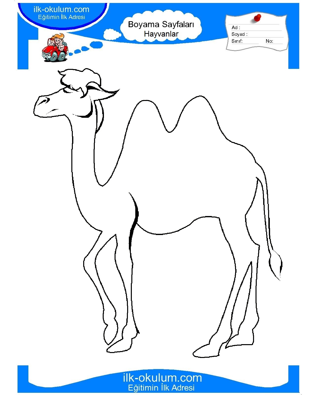 Как нарисовать верблюда легко поэтапно